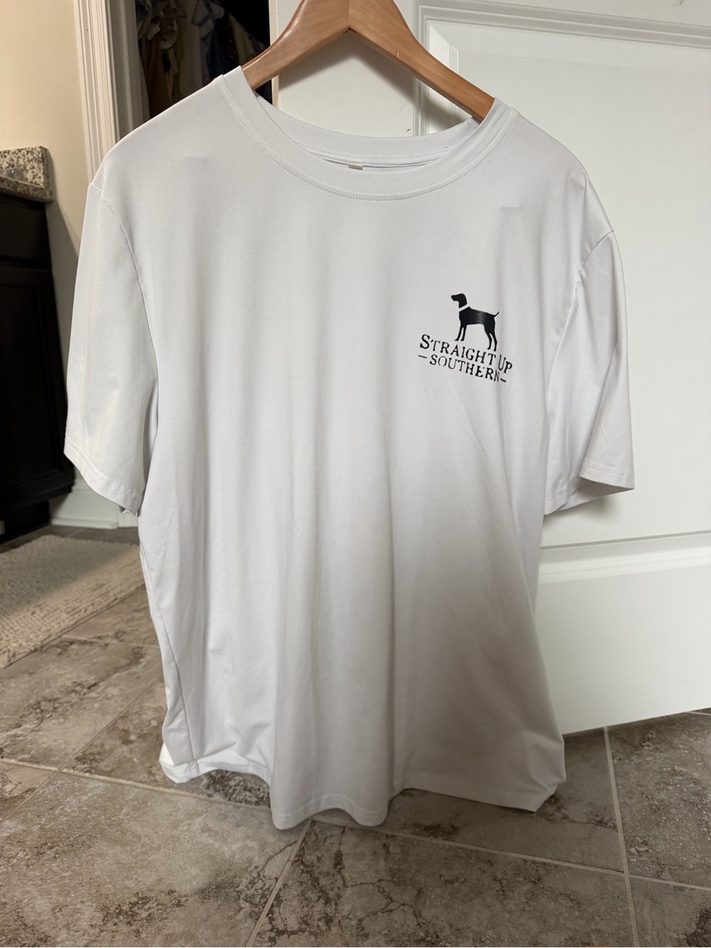 White XXL Basic Tee with Bold Size Tag